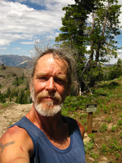 Wilderness Boundary at the top of Mount Reba